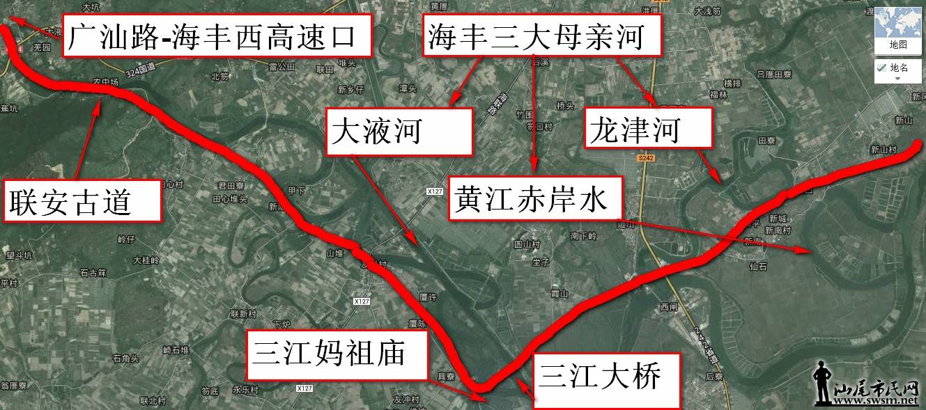 海丰县四环路沿江大道设计