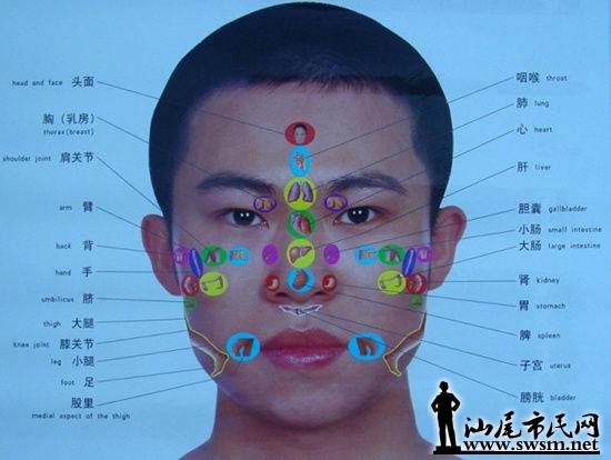 汕尾市民网-名医绘制脸部疾病地图 脸色通红提