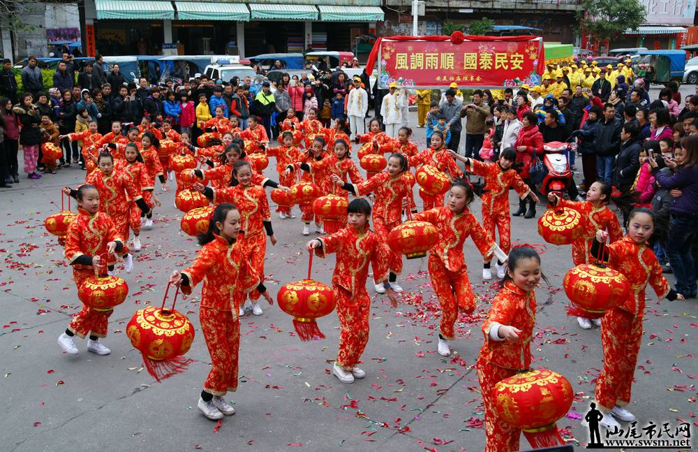 安美祖庙2014年元宵节巡游活动 (组图)